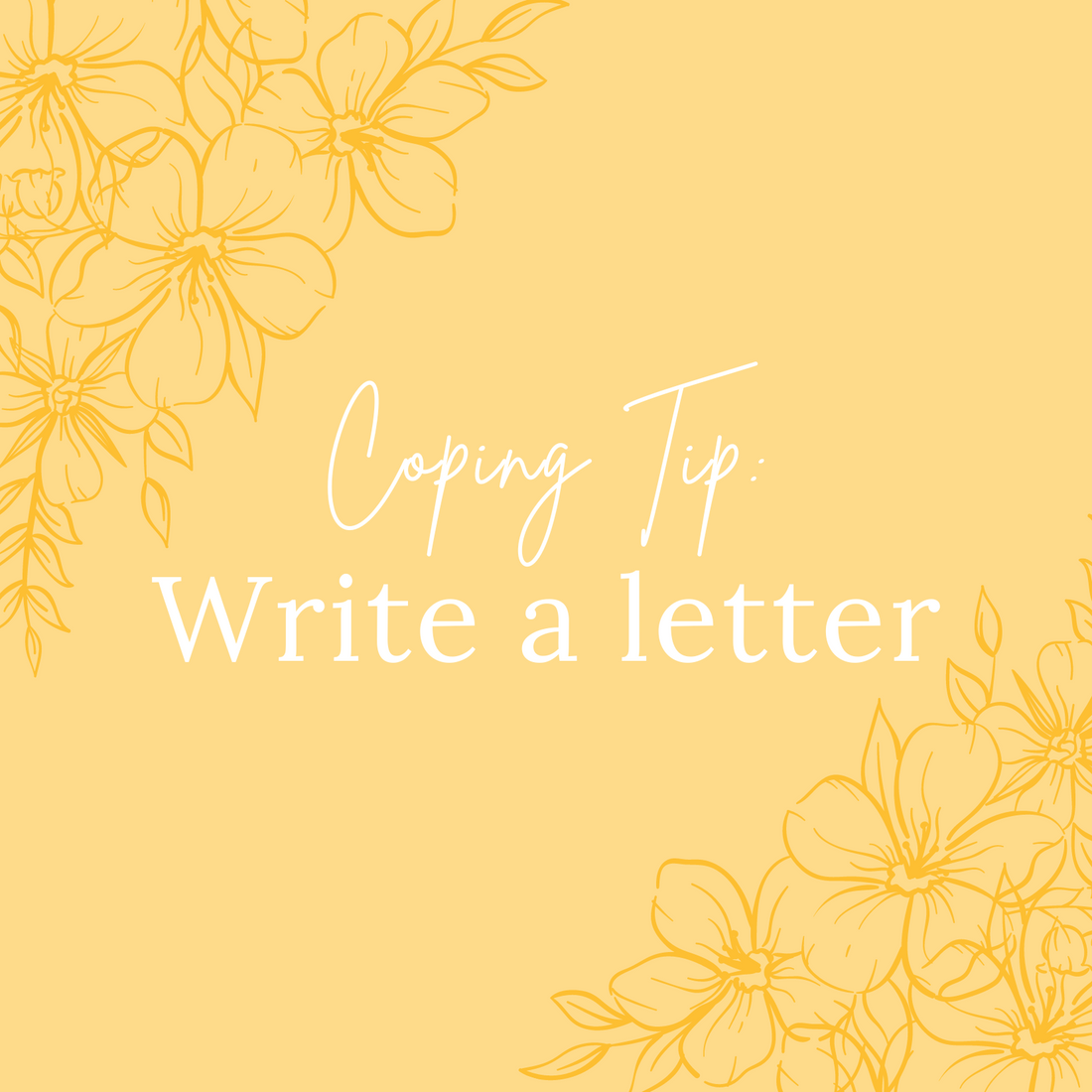 Coping Tip: Write a Letter